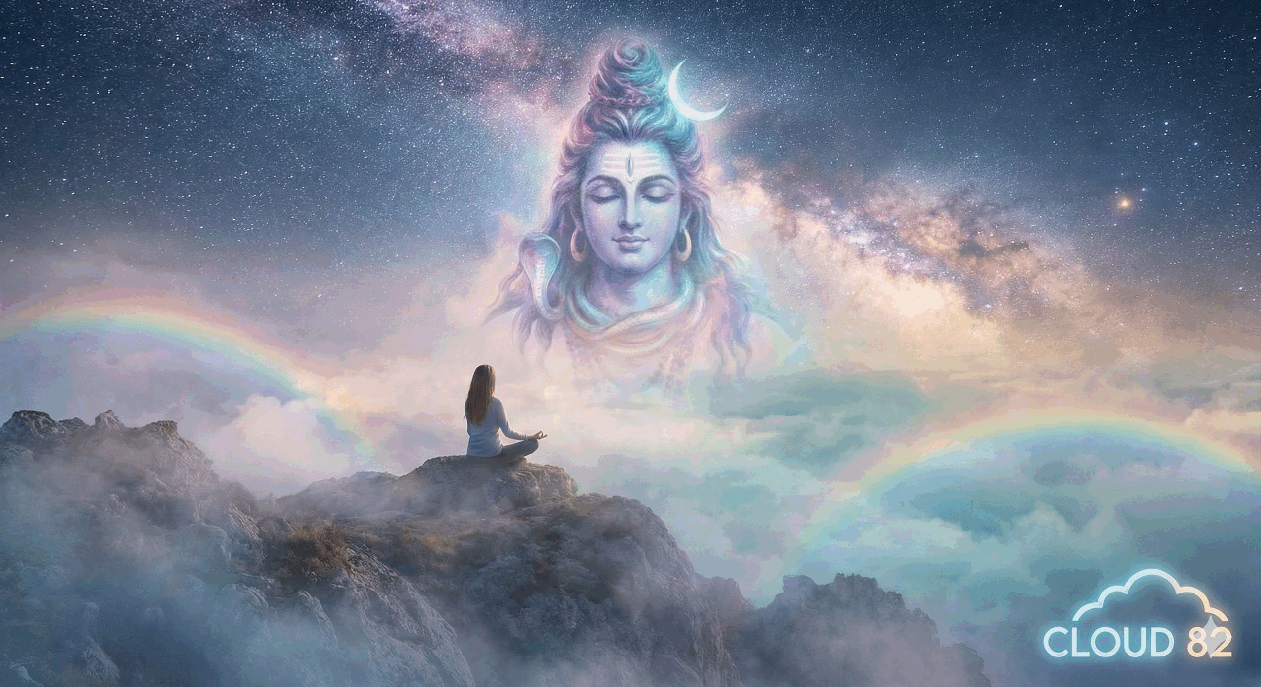 Shiva is not just a deity — He is a philosophy, a consciousness, a doorway into inner transformation. Discover the symbolism behind His solitude, third eye, cosmic dance, and meditative stillness. ✨ Transcendence is Within. By Anshul Bohre | Cloud 82