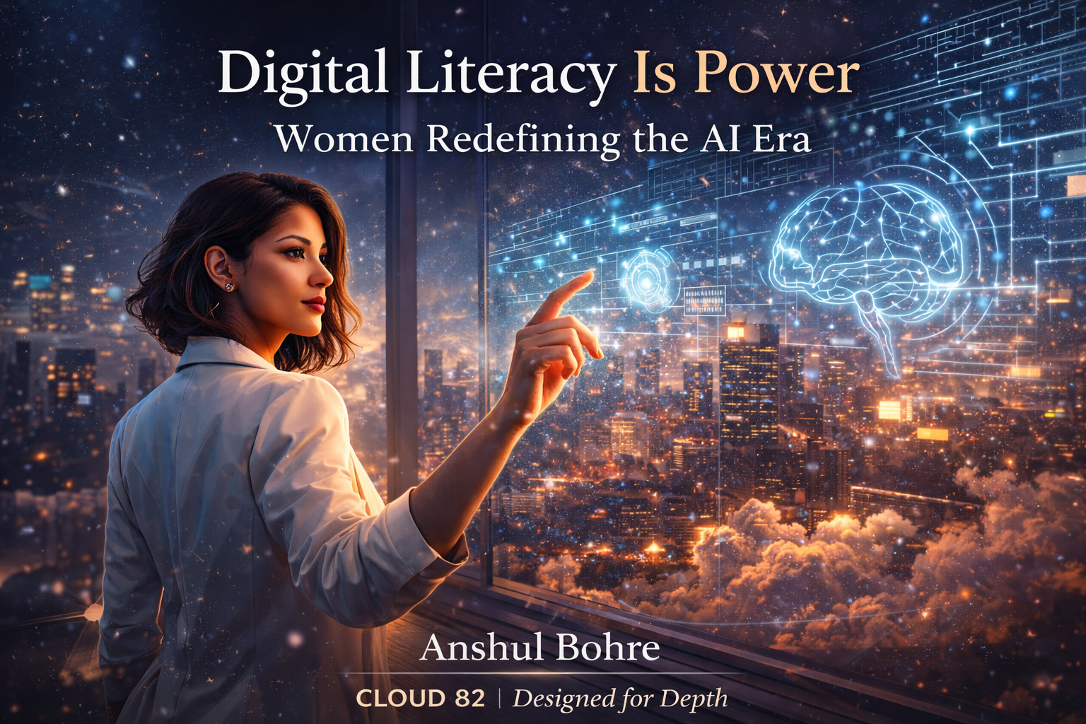 There is a silent shift happening. Artificial Intelligence is no longer just a technological advancement — it is a mirror. It reflects our clarity, our competence, and sometimes, our insecurities. As the Founder of Cloud 82, I’ve been thinking deeply about what this era truly demands from us — especially from emerging leaders, creators, and women stepping into influence. The conversation is often framed around tools. But the real transformation is about identity. In the AI age: • Knowledge is abundant. • Execution is accelerated. • Visibility is amplified. What differentiates people now is not access — it is awareness. Awareness of who you are. Awareness of how you think. Awareness of the value you bring beyond automation. Technology will continue to evolve. The question is: will we evolve with it — consciously? At Cloud 82, I don’t just write about innovation. I write about psychological readiness, digital literacy, and self-defined success. Because the future does not belong to the loudest voice. It belongs to the most aligned one. We are not competing with AI. We are competing with outdated versions of ourselves. Curious to hear your perspective: What inner upgrade has this new era required from you? — Anshul Bohre Founder, Cloud 82 Designed for Depth ✨ 
Read now on anshulbohre.com #Leadership #ArtificialIntelligence #Founders #DigitalTransformation #PersonalGrowth #WomenInLeadership #FutureOfWork #Cloud82 #AnshulBohre