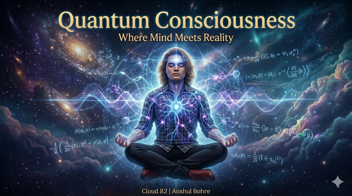 ✨ You are not separate from reality…
You are the awareness in which it appears.

In silence, the boundary dissolves.
In stillness, everything becomes one.

This is not philosophy—
This is something to be experienced.

🌊 Where the sky meets the self… and disappears.

Cloud 82 | By Anshul Bohre
🌐 anshulbohre.com

#NonDualAwareness #Consciousness #Cloud82 #SpiritualScience #Awareness #Reality #InnerPeace #Mindfulness #SelfDiscovery #Philosophy