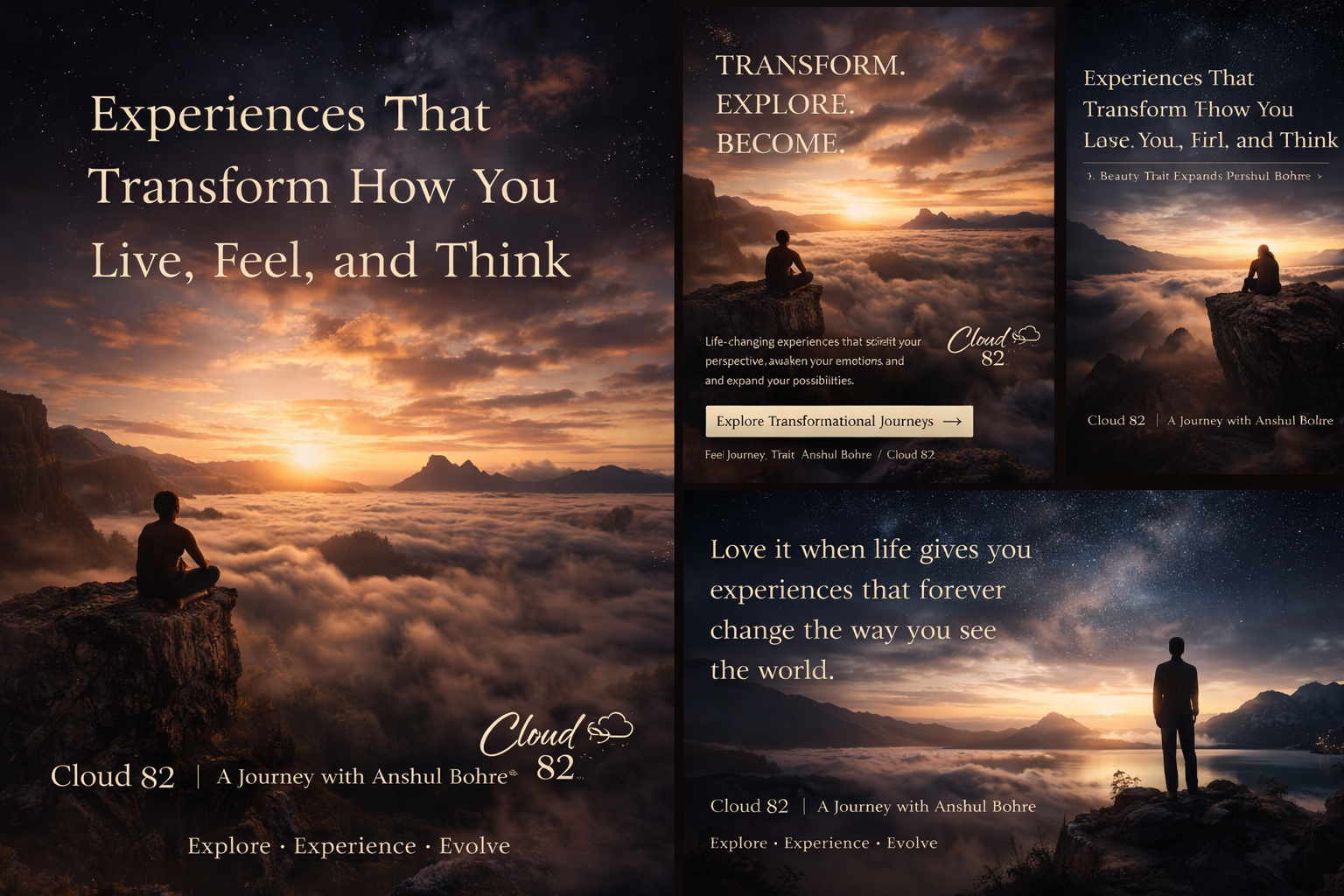 Stop existing. Start experiencing. Because the right moment doesn’t just pass… it changes you. ☁️ Cloud 82 | Anshul Bohre anshulbohre.com/contact #TransformYourLife #Cloud82 #AnshulBohre #ExperienceMore