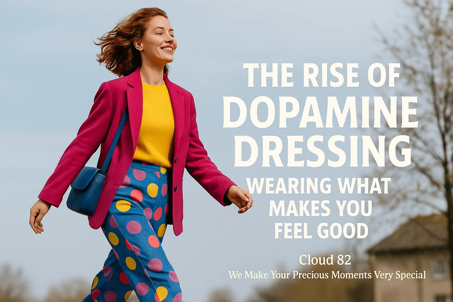 “Dopamine Dressing Explained: How to Dress for Happiness, Not Just Style” https://anshulbohre.com/blog/ Discover the feel-good fashion trend called Dopamine Dressing. Learn how colorful clothes can lift your mood, boost confidence, and express joy. ✨ Cloud 82 – We Make Your Precious Moments Very Special.
