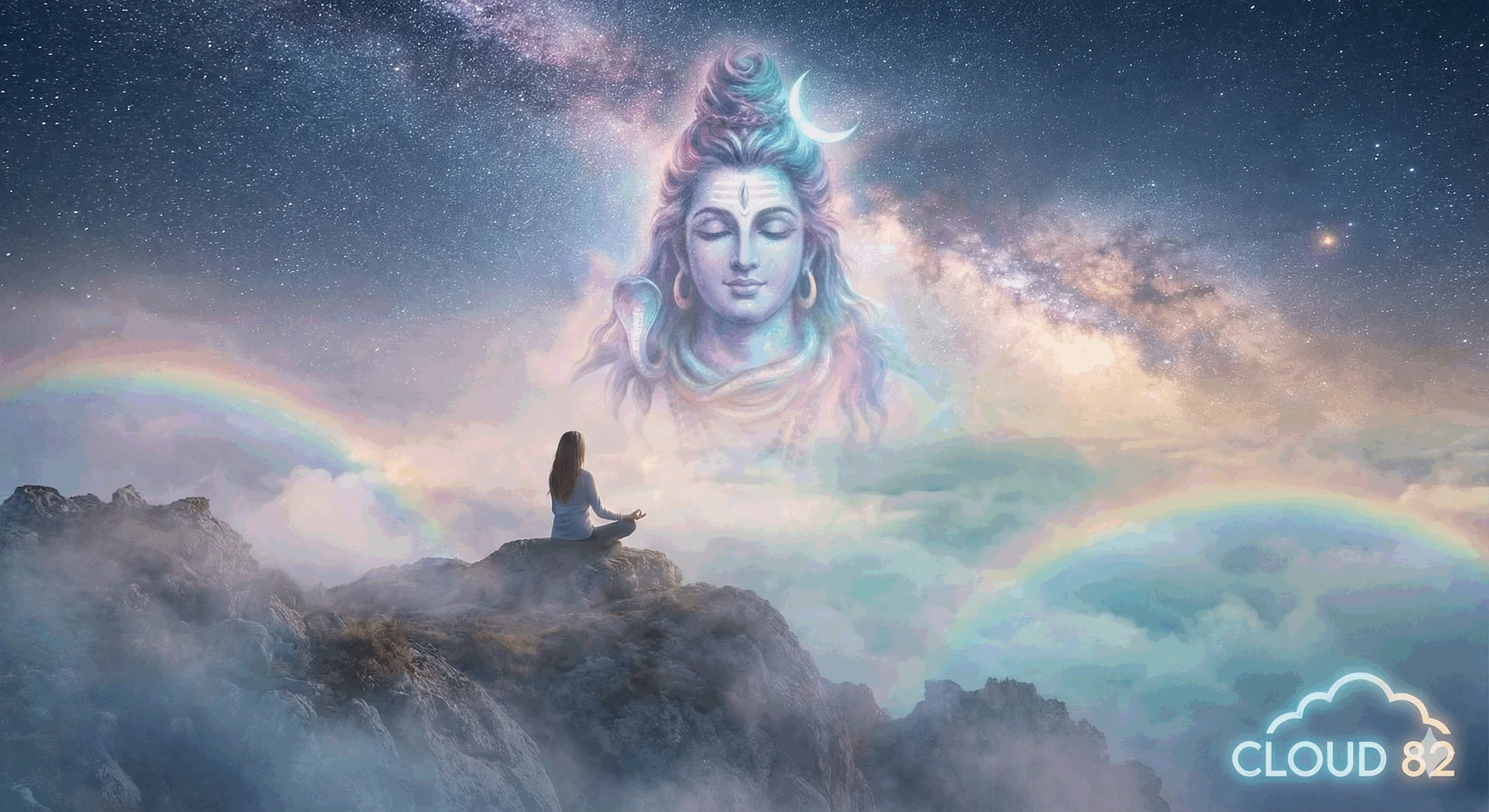 Shiva is not just a deity — He is a philosophy, a consciousness, a doorway into inner transformation. Discover the symbolism behind His solitude, third eye, cosmic dance, and meditative stillness. ✨ Transcendence is Within. By Anshul Bohre | Cloud 82